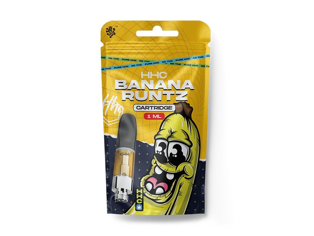 Cărtuș HHC cu aromă banană, 94 %, 1 ml