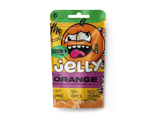 HHC Jelly 25mg - Orange Jelly, 250 mg, 10 buc x 25 mg