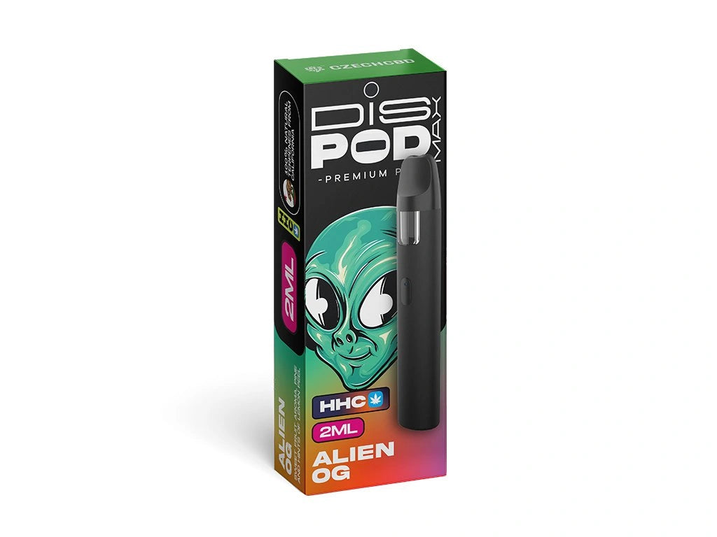 HHC Vape MAX de unică folosință, de marca Alien OG, 94% HHC, 2 ml