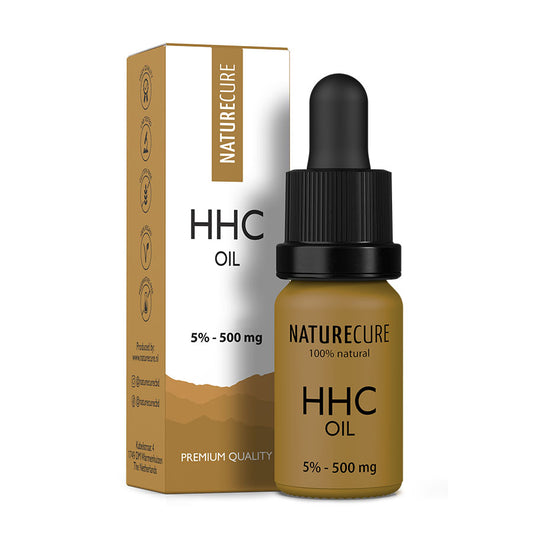 Ulei de HHC de calitate, natural, 5 %, 500 mg, 10 ml