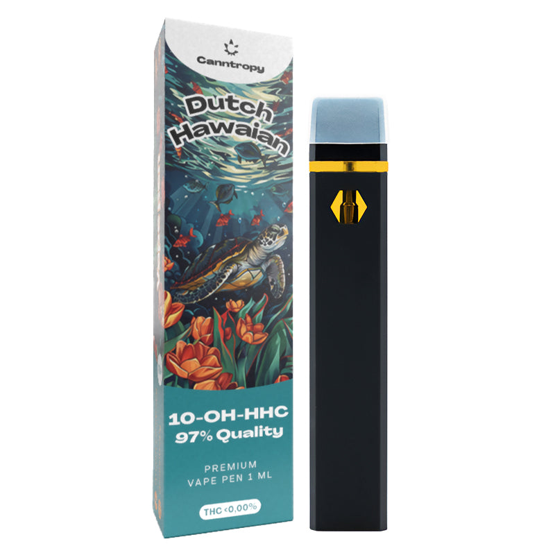 Canntropy 10-OH-HHC Vape Pen Dutch Hawaian, 10-OH-HHC 97% calitate, 1 ml