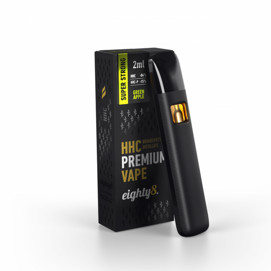 Vape Eighty8 HHC cu Măr verde Super strong 2 ml