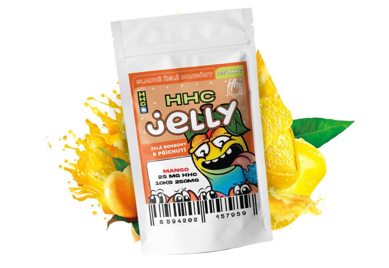 HHC Jelly 25mg - Blue Mango Jelly, 250 mg, 10 buc x 25 mg